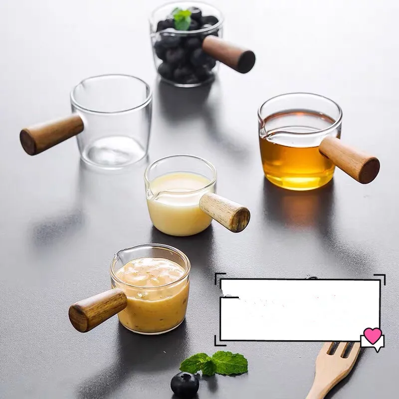 LH glass milk jug, small milk cup, wooden handle, milk cup, dipping sauce, sauce, sauce
LH glass milk jug, small milk cup, wooden handle, milk cup, dipping sauce, sauce, sauce