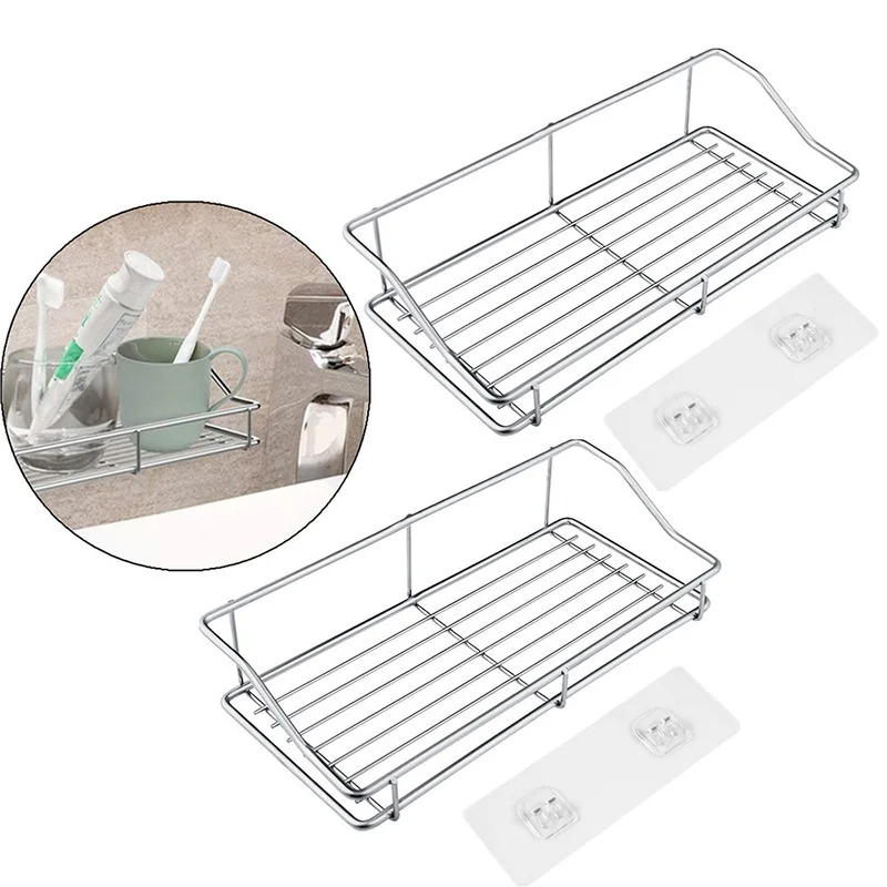 Bathroom Shelf Bath Shower Shelf Stainless Steel Bathroom Corner Shelf Wall Mounted Silver Kitchen Storage Holder
Bathroom Shelf Bath Shower Shelf Stainless Steel Bathroom Corner Shelf Wall Mounted Silver Kitchen Storage Holder