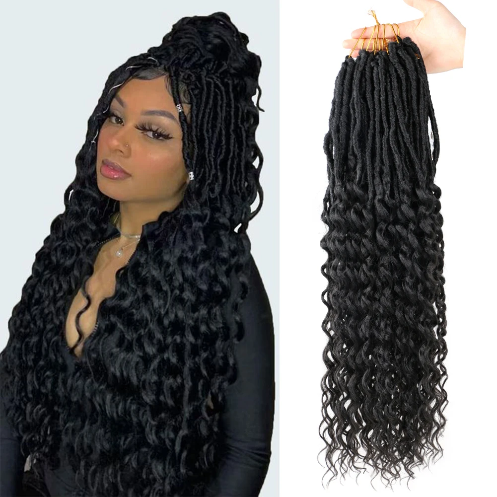Dairess Deep Nu Locs 24 дюйма, глубокая волна, новые искусственные волосы, глубокая волна, удлинители волос
Dairess Deep Nu Locs 24 дюйма, глубокая волна, новые искусственные волосы, глубокая волна, удлинители волос