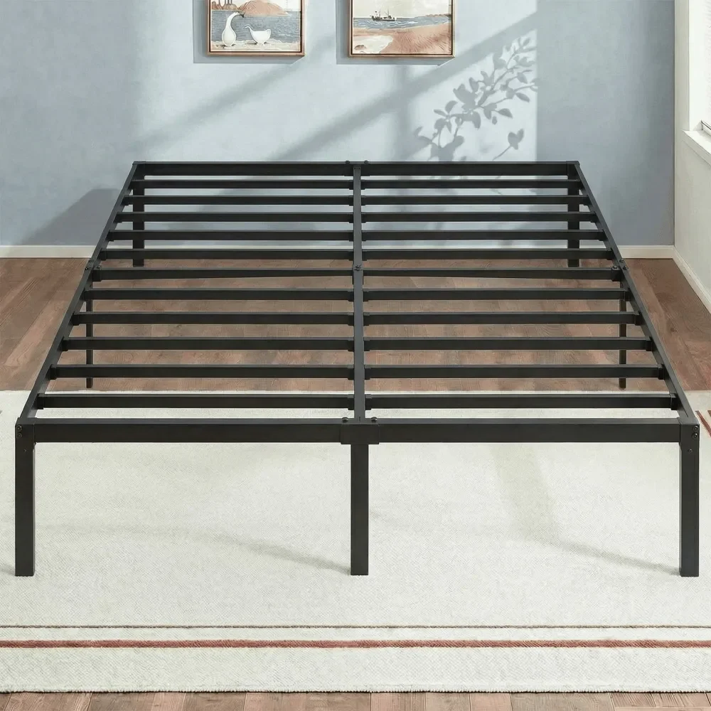Twin Full Queen King Bed Frame, 18 Inch Metal Platform Bed With Ample Storage, No Box Spring Needed, Easy Assembly, Black
Twin Full Queen King Bed Frame, 18 Inch Metal Platform Bed With Ample Storage, No Box Spring Needed, Easy Assembly, Black