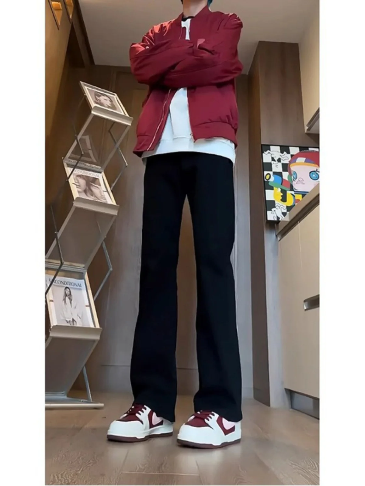 Bla Slim Straight Jeans Men's Autumn Winter Fce-lined High Street Knife- Flared Pants Youth Faion Cotton Polyester...
Bla Slim Straight Jeans Men's Autumn Winter Fce-lined High Street Knife- Flared Pants Youth Faion Cotton Polyester...