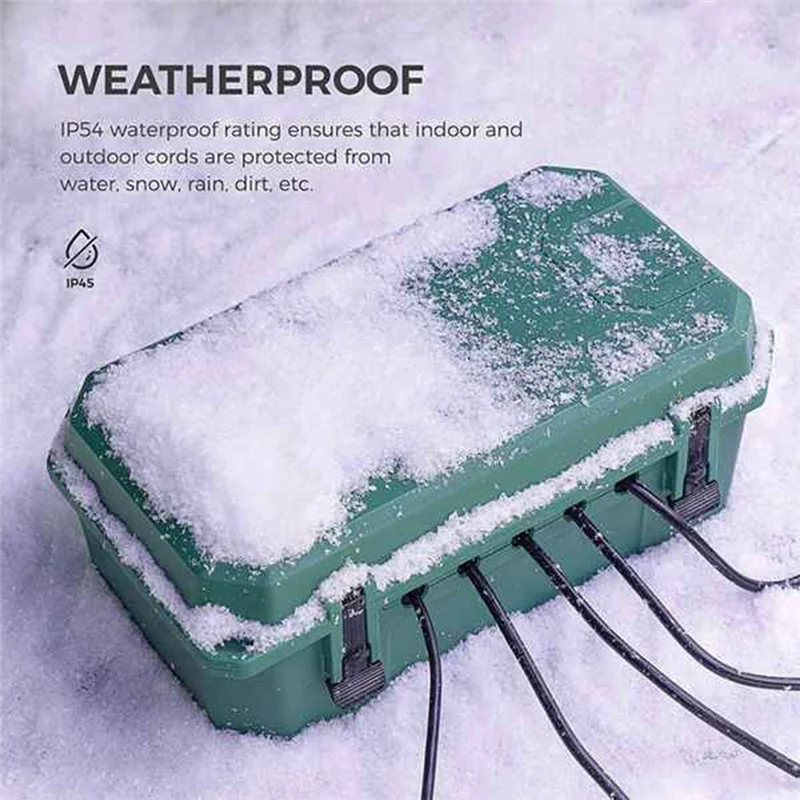 AB46-Outdoor Weatherproof Connection Box, Ip54 Water-Resistant Extension Cord Connection Box, Electrical Box To Protect
AB46-Outdoor Weatherproof Connection Box, Ip54 Water-Resistant Extension Cord Connection Box, Electrical Box To Protect