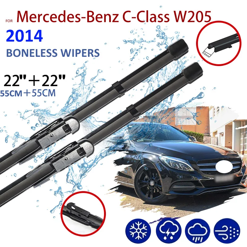 Для Mercedes-Benz C-Class W205 2014, щетка стеклоочистителя переднего стекла, автомобильные детали, аксессуары для щеток, слой щетки стеклоочистителя, резиновая, безрамная
Для Mercedes-Benz C-Class W205 2014, щетка стеклоочистителя переднего стекла, автомобильные детали, аксессуары для щеток, слой щетки стеклоочистителя, резиновая, безрамная