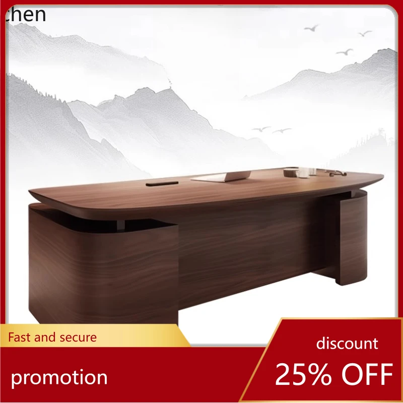 ZMLSolid Wood Desk Simple Modern Premium Black Walnut Office Desk
ZMLSolid Wood Desk Simple Modern Premium Black Walnut Office Desk