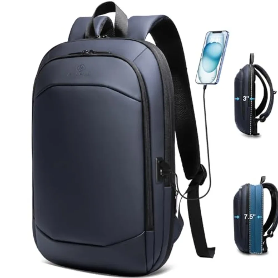 Business Backpack Slim Expandable Waterproof Travel Laptop Backpacks with USB Charger Port Anti-Theft Lightweight Large Work Co
Business Backpack Slim Expandable Waterproof Travel Laptop Backpacks with USB Charger Port Anti-Theft Lightweight Large Work Co