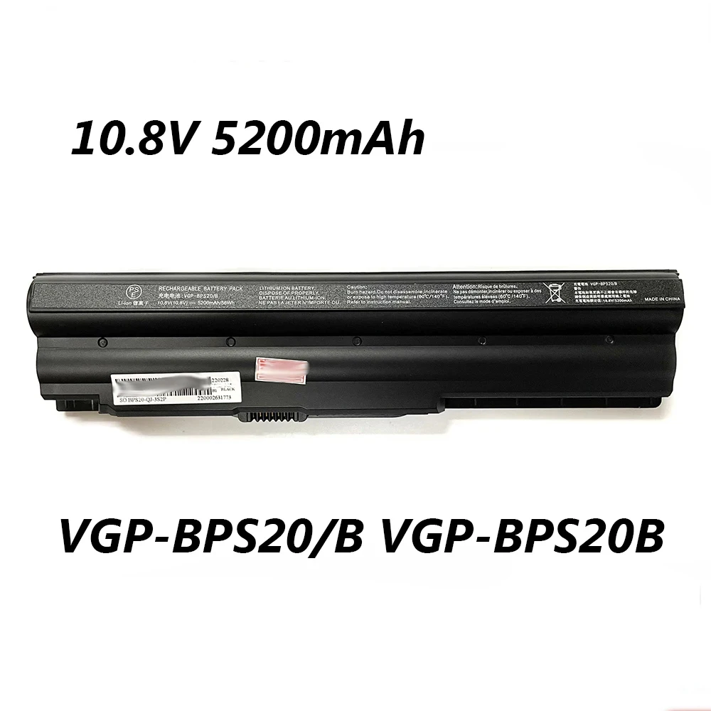 VGP-BPS20/B VGP-BPS20B 10,8 В 56 Втч 5200 мАч Аккумулятор для ноутбука Sony VAIO VPC-Z116 VPC-Z117 VPC-Z118 VPC-Z13 VPC-Z14 Series
VGP-BPS20/B VGP-BPS20B 10,8 В 56 Втч 5200 мАч Аккумулятор для ноутбука Sony VAIO VPC-Z116 VPC-Z117 VPC-Z118 VPC-Z13 VPC-Z14 Series