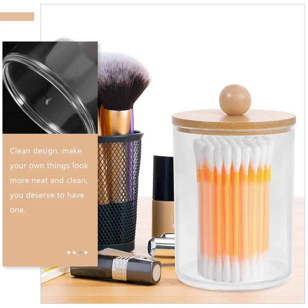 2pcs Transparent Swab Containers Desktop Apothecary Jars Cotton Swab Toothpick Holder Dispenser Makeup Cotton Box Organizer
2pcs Transparent Swab Containers Desktop Apothecary Jars Cotton Swab Toothpick Holder Dispenser Makeup Cotton Box Organizer