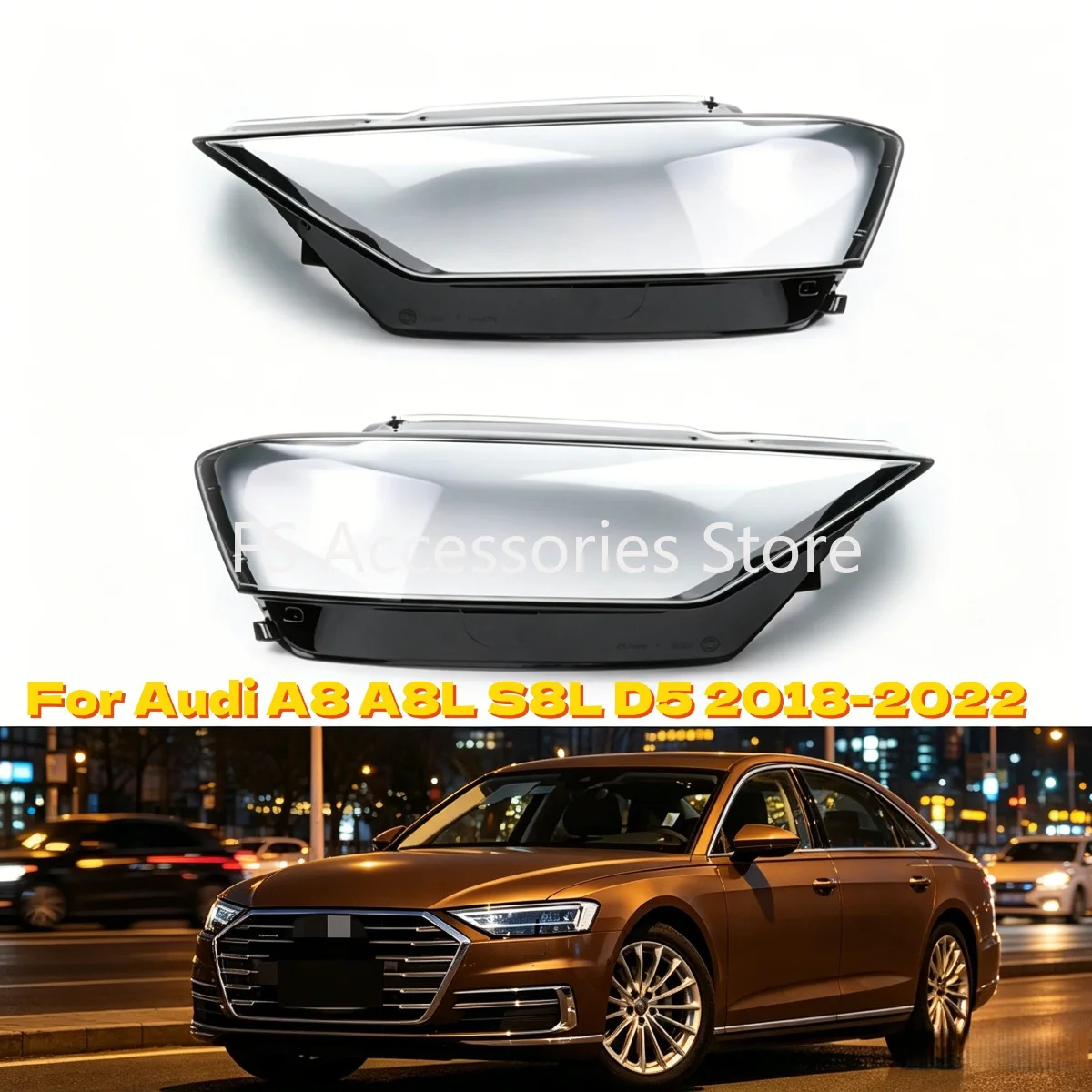 For Audi A8 A8L S8L D5 2018 2019 2020 2021 2022 Left/Right Front Headlight Cover Transparent Lens Headlamp Shell Replacement
For Audi A8 A8L S8L D5 2018 2019 2020 2021 2022 Left/Right Front Headlight Cover Transparent Lens Headlamp Shell Replacement