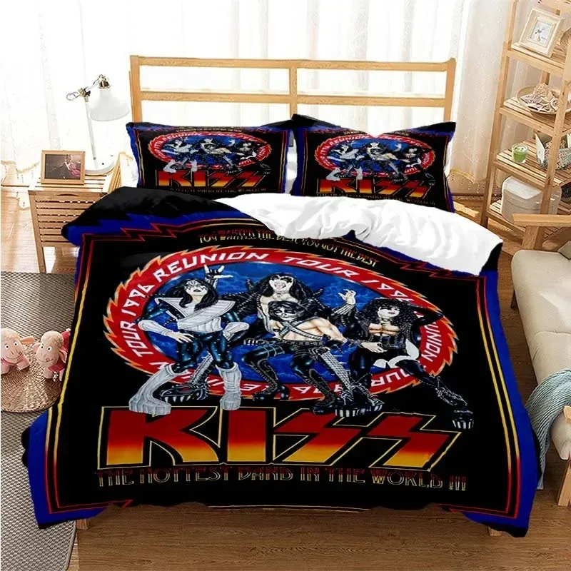 Kiss Rock Band 3D NEW Duvet Cover Pillowcase Bedding Set Adult Boy Girl Bedroom Decoration Children Single Double Large
Kiss Rock Band 3D NEW Duvet Cover Pillowcase Bedding Set Adult Boy Girl Bedroom Decoration Children Single Double Large