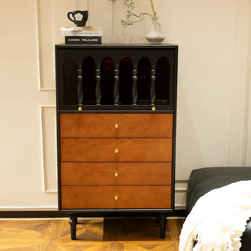 Customizable French retro all solid wood ash wood flap door bucket cabinet light luxury dining side cabinet living room
Customizable French retro all solid wood ash wood flap door bucket cabinet light luxury dining side cabinet living room