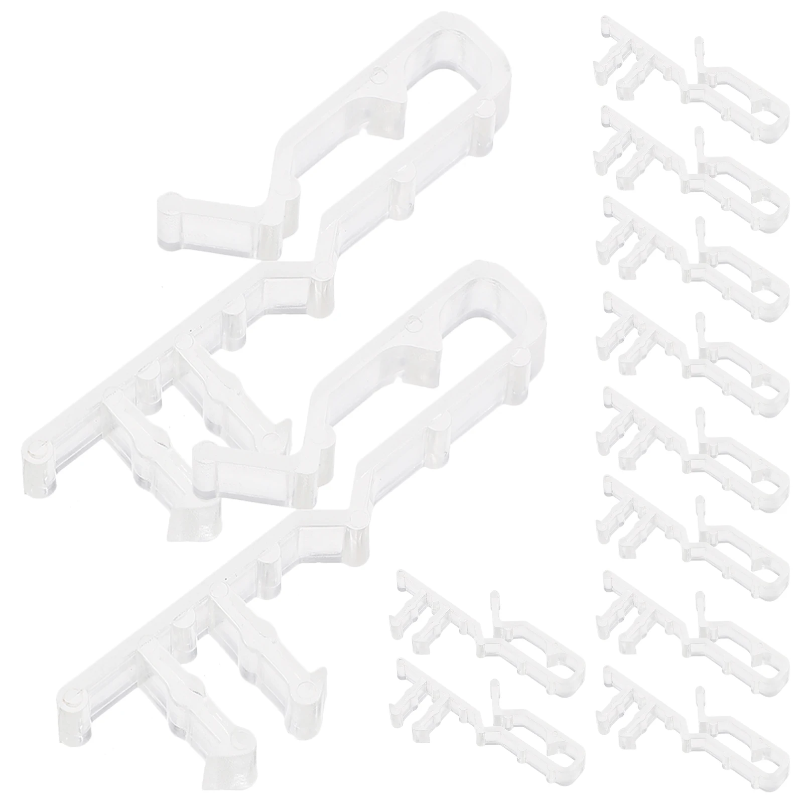 24pcs Valance Clips 2-1/8 Inch Clear Acrylic Hidden Channel Curtains Accessories Blinds Secure Hold Window Decor
24pcs Valance Clips 2-1/8 Inch Clear Acrylic Hidden Channel Curtains Accessories Blinds Secure Hold Window Decor