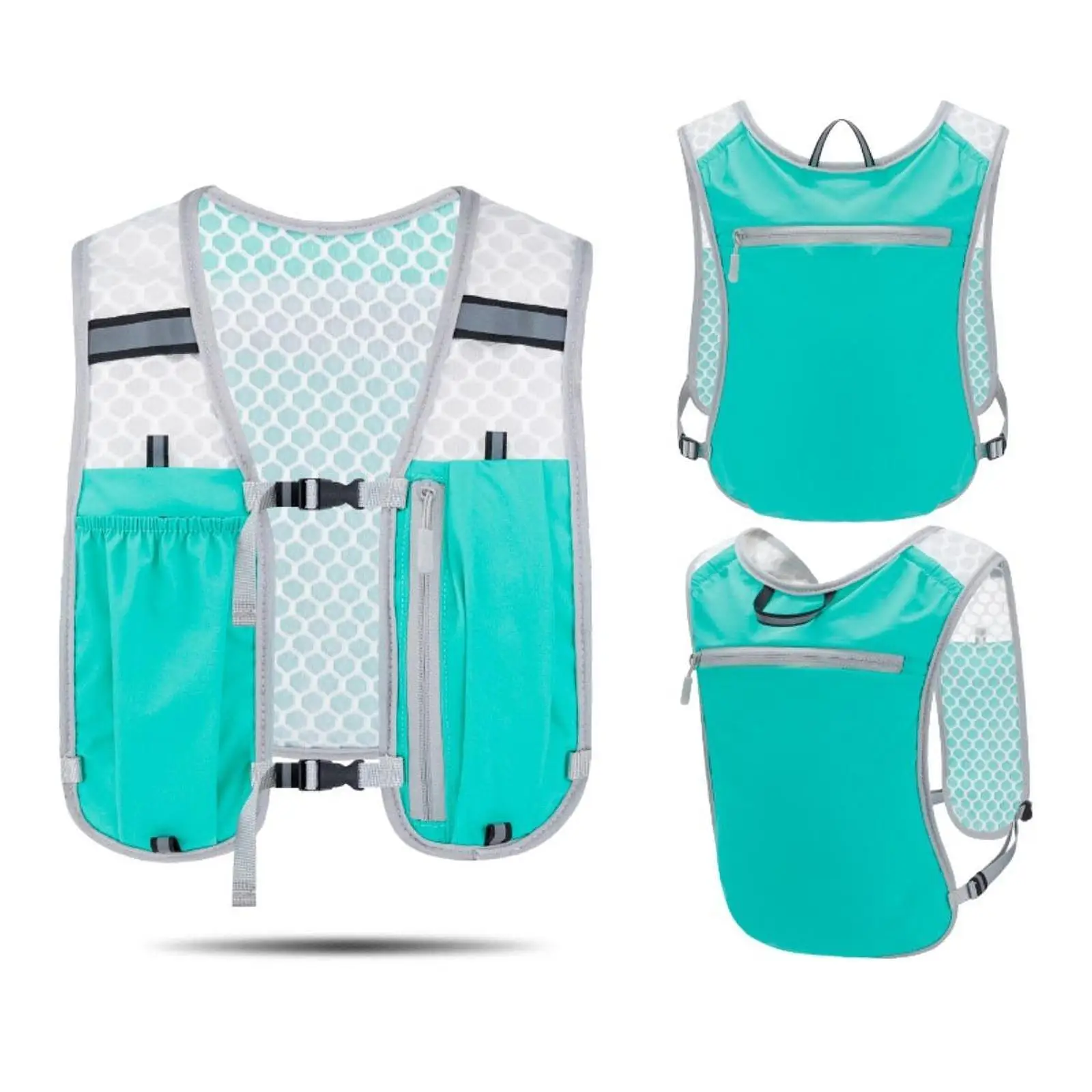 Nylon Trail Running Hydration Backpack Adjustable Water Bag with Reflective Strips Multiple Compartments for Outdoor Jogging
Nylon Trail Running Hydration Backpack Adjustable Water Bag with Reflective Strips Multiple Compartments for Outdoor Jogging
