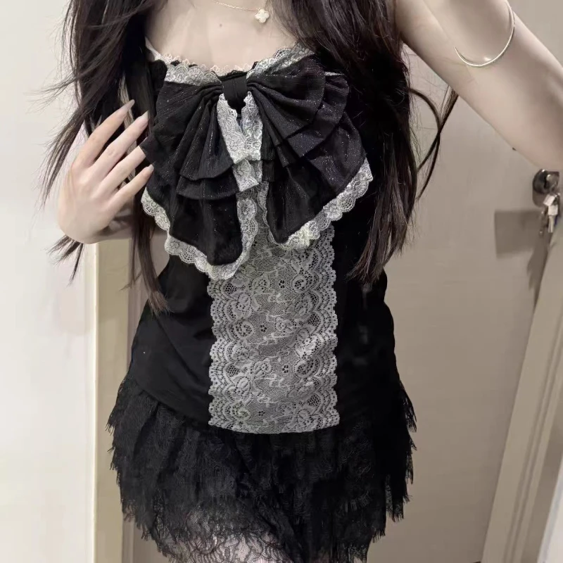 Summer Y2k Aesthetic Sweet Lace Patchwork Slim Tank Top Women Streetwear Embroidery Flower Camisole Harajuku Grunge Bow Vest New
Summer Y2k Aesthetic Sweet Lace Patchwork Slim Tank Top Women Streetwear Embroidery Flower Camisole Harajuku Grunge Bow Vest New