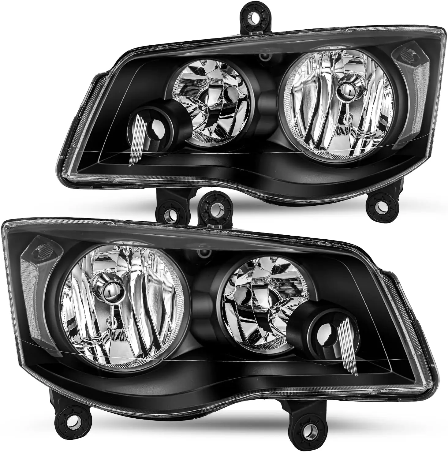 Замена галогенной фары в сборе для Dodge Grand Caravan 2011-2020 / 2008-2016 Chrysler Town & Country, фара Black Hous
Замена галогенной фары в сборе для Dodge Grand Caravan 2011-2020 / 2008-2016 Chrysler Town & Country, фара Black Hous