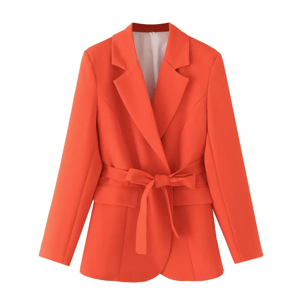 Women's Y2K2024 Spring Summer Fashion Dress European American Style Small Collar Suit Jacket with Belt for Ladies
Women's Y2K2024 Spring Summer Fashion Dress European American Style Small Collar Suit Jacket with Belt for Ladies