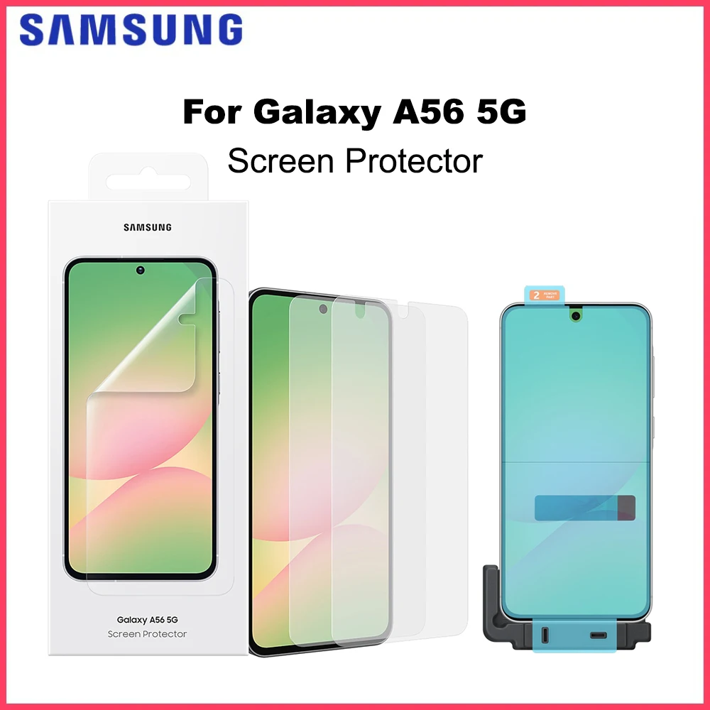 Original Samsung Galaxy A56 5G Screen Protector EF-UA566 2PCS Scratch-Resistant Anti-Fingerprint for Galaxy A56 Genuine
Original Samsung Galaxy A56 5G Screen Protector EF-UA566 2PCS Scratch-Resistant Anti-Fingerprint for Galaxy A56 Genuine