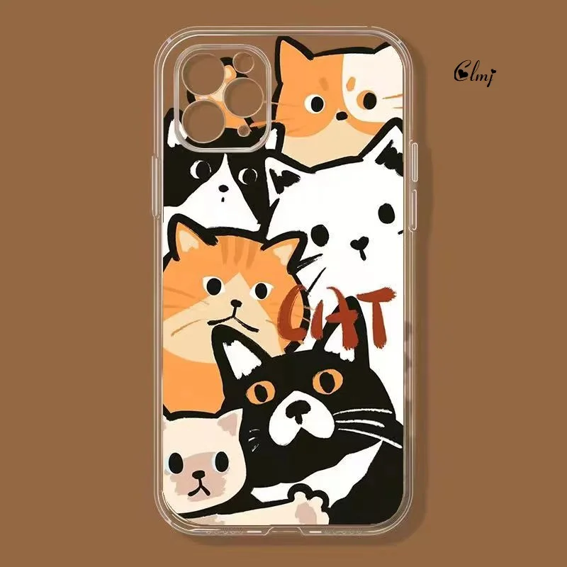 Clmj Cute Cartoon Cat Phone Case For Samsung Galaxy A13 A54 A52 S23 S22 Ultra For iPhone 14 13 12 11 Silicone Protective Cover
Clmj Cute Cartoon Cat Phone Case For Samsung Galaxy A13 A54 A52 S23 S22 Ultra For iPhone 14 13 12 11 Silicone Protective Cover