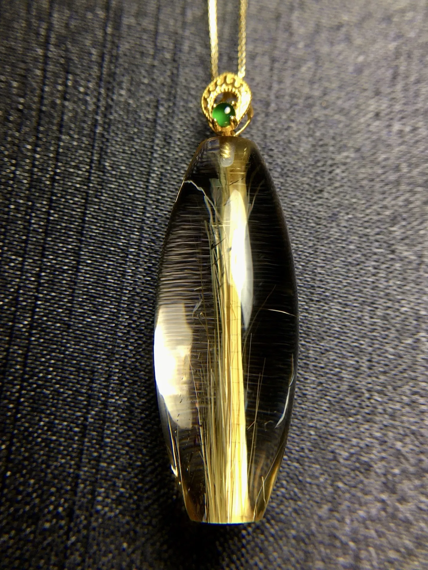 Natural Gold Rutilated Quartz Flower Pendant 28.8*11.2*11.1mm Rutilated Round Jewelry Men Women Brazil AAAAAAA
Natural Gold Rutilated Quartz Flower Pendant 28.8*11.2*11.1mm Rutilated Round Jewelry Men Women Brazil AAAAAAA