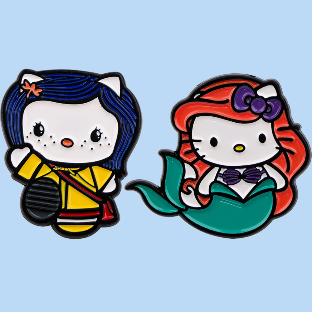 Mermaid Cat Enamel Lapel Pin Badge Pins Hats Clothes Backpacks Decoration Jewelry Accessories Gift
Mermaid Cat Enamel Lapel Pin Badge Pins Hats Clothes Backpacks Decoration Jewelry Accessories Gift