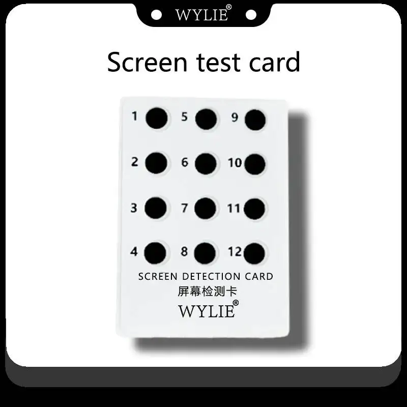 Non Disassembly Screen Detection Card PLA Material No Damage for IP12-17 Series Original Screen Identification Repair Shop Tool