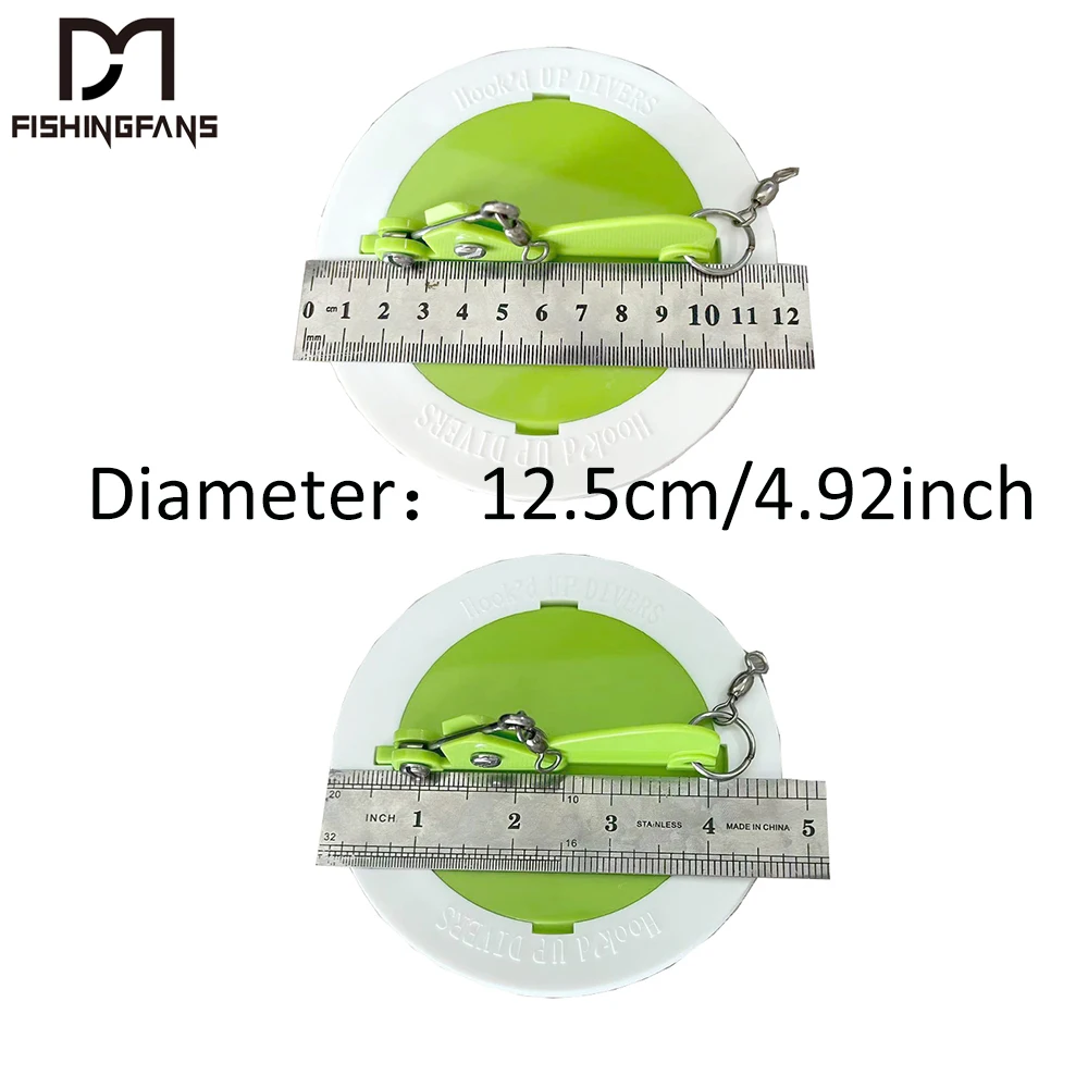 Fishingfans 12.5CM 4.92inch 1pcs Dipsy Diver Sea Directional Fishing Accessory Adjustable Trolling Disc Diver Disc
Fishingfans 12.5CM 4.92inch 1pcs Dipsy Diver Sea Directional Fishing Accessory Adjustable Trolling Disc Diver Disc