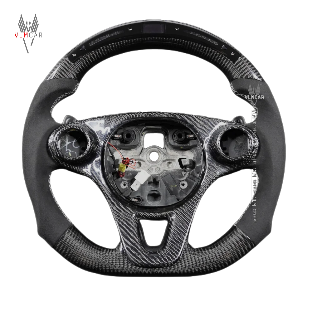 VLMCAR Carbon Fiber Steering Wheel for Mercedes-Benz Smart EQ Fortwo Forfour W453 W246 Performance Luxury Upgrade Perfect Fit
VLMCAR Carbon Fiber Steering Wheel for Mercedes-Benz Smart EQ Fortwo Forfour W453 W246 Performance Luxury Upgrade Perfect Fit