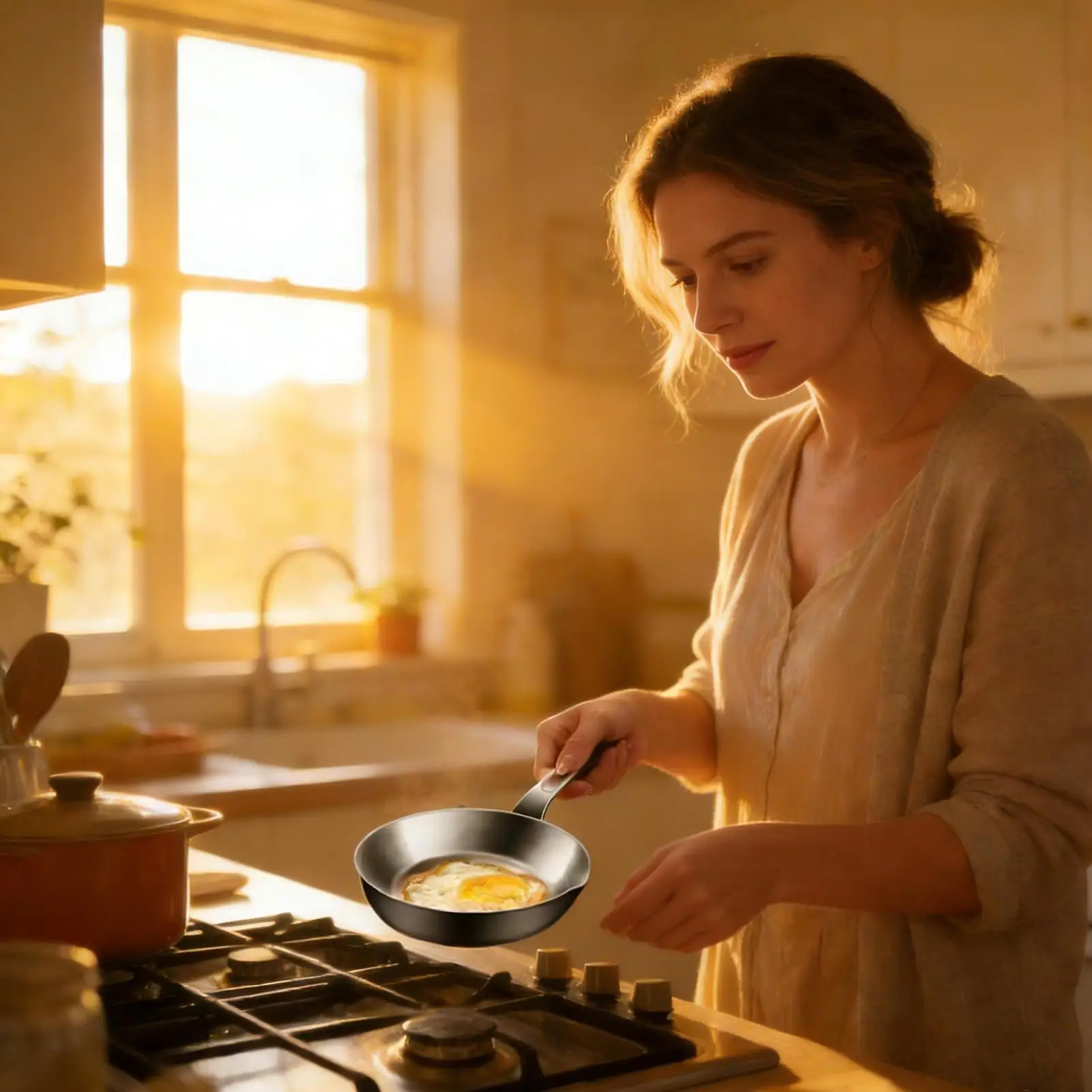 Маленькая сковорода для яиц из нержавеющей стали с антипригарным покрытием, сковорода для омлета для квартиры, общежития, ресторана, фермерского дома, кемпинга, пикника
Маленькая сковорода для яиц из нержавеющей стали с антипригарным покрытием, сковорода для омлета для квартиры, общежития, ресторана, фермерского дома, кемпинга, пикника