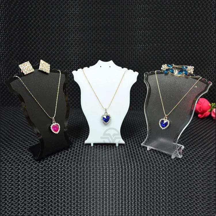 Acrylic Mini Necklace Display Mannequin Pendant Model Jewelry Holder Necklace Showing Stand Rack Earring Showcase
Acrylic Mini Necklace Display Mannequin Pendant Model Jewelry Holder Necklace Showing Stand Rack Earring Showcase