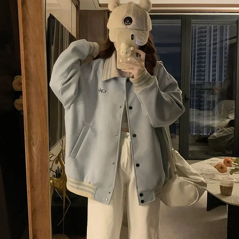 Baseball Jackets Fleece Womens Winter Windbreaker Full-Zip Sport Spring Hooded Waist Activity Advanced Furry Sleeve Workwear Y2K
Baseball Jackets Fleece Womens Winter Windbreaker Full-Zip Sport Spring Hooded Waist Activity Advanced Furry Sleeve Workwear Y2K