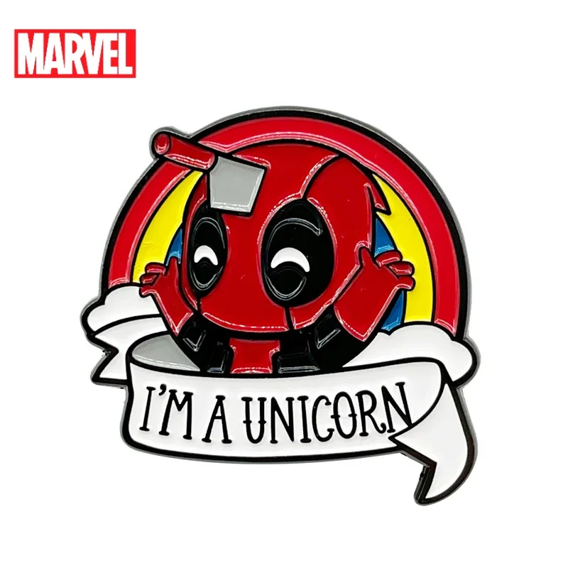 Disney Marvel Deadpool Brooch Kawaii Anime Accessories Enamel Pins for Backpacks Movie Peripherals Party Gifts for Fans
Disney Marvel Deadpool Brooch Kawaii Anime Accessories Enamel Pins for Backpacks Movie Peripherals Party Gifts for Fans