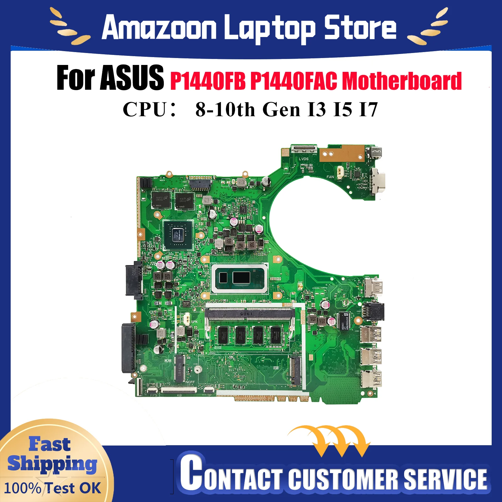 P1440FB Материнская плата для ноутбука ASUS ProArt P1440FB P1440FAC P1440F Материнская плата для ноутбука с процессором I3 I5 I7 100% тестирование ОК быстрая доставка
P1440FB Материнская плата для ноутбука ASUS ProArt P1440FB P1440FAC P1440F Материнская плата для ноутбука с процессором I3 I5 I7 100% тестирование ОК быстрая доставка