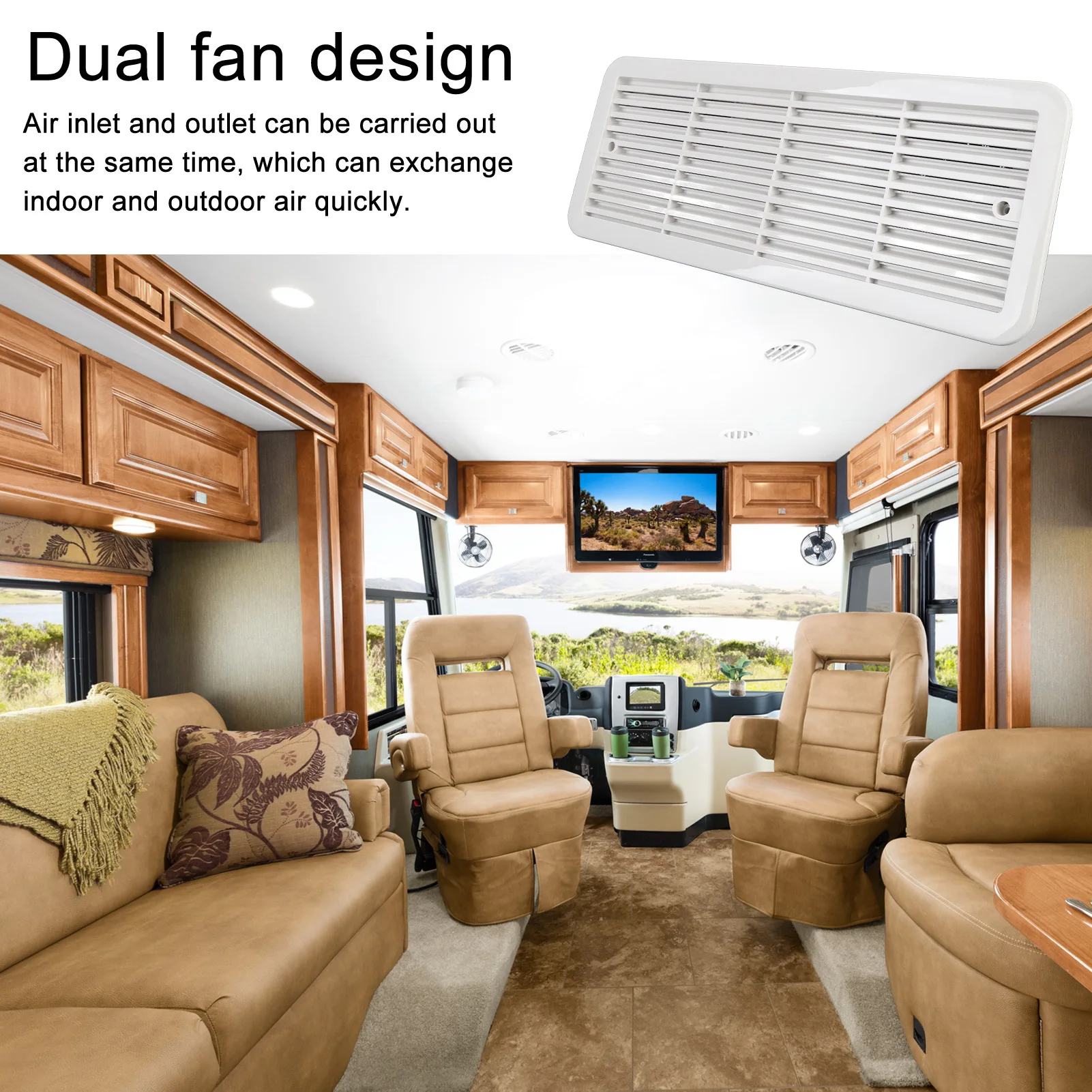 Боковая вентиляция на колесах, охлаждающий вентилятор, двухсторонний вытяжной вентилятор для дома на колесах, прицепа, кемпинга, автомобиля, лодки, яхты
Боковая вентиляция на колесах, охлаждающий вентилятор, двухсторонний вытяжной вентилятор для дома на колесах, прицепа, кемпинга, автомобиля, лодки, яхты