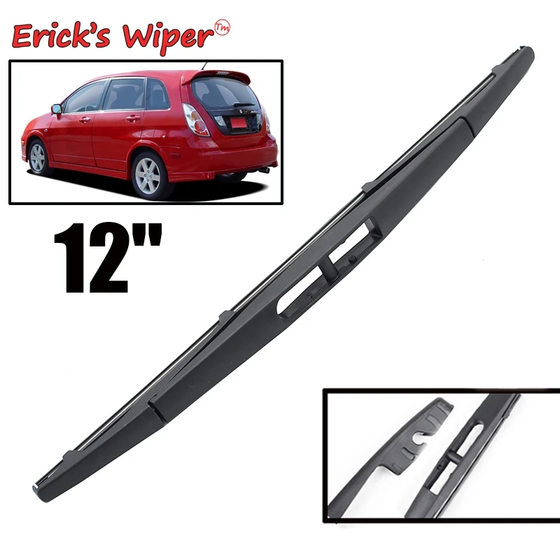 Стеклоочиститель Erick, 12 дюймов, щетка заднего стеклоочистителя для Suzuki Liana 2004-2007, лобовое стекло, чистка двери багажника, автомобильная щетка от дождя
Стеклоочиститель Erick, 12 дюймов, щетка заднего стеклоочистителя для Suzuki Liana 2004-2007, лобовое стекло, чистка двери багажника, автомобильная щетка от дождя