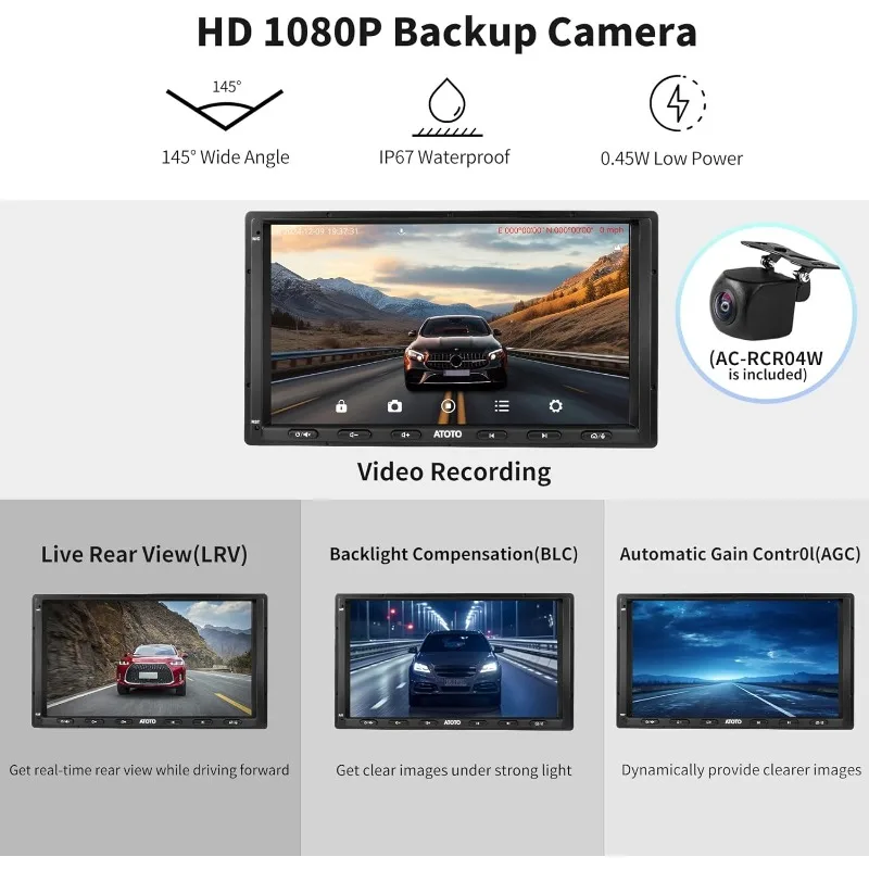 S8 8-Core 7" QLED Double Din Android Car Stereo &1080P DVR Backup Camera, Wireless CarPlay&Android Auto, Built-in 4G
S8 8-Core 7" QLED Double Din Android Car Stereo &1080P DVR Backup Camera, Wireless CarPlay&Android Auto, Built-in 4G