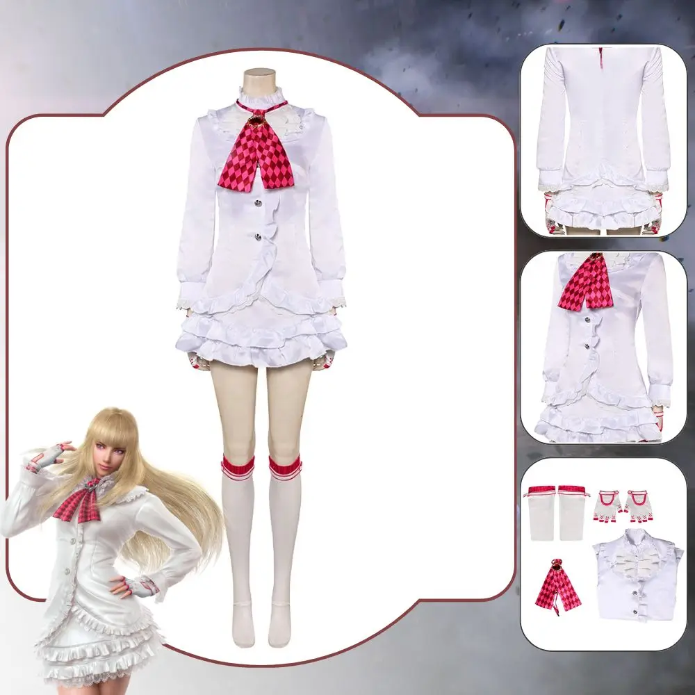 Игра Tekken8 Косплей Lili Косплей фантастический костюм Маскировка для женщин женское платье для взрослых Хэллоуин Карнавал женский костюм
Игра Tekken8 Косплей Lili Косплей фантастический костюм Маскировка для женщин женское платье для взрослых Хэллоуин Карнавал женский костюм