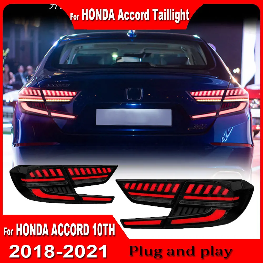 Car Full LED Lights For Honda Accord 10th 2018 2019 2020 2021 Rear Tail Light Assembly DRL Sequential Turn Signal Brake Lamps
Car Full LED Lights For Honda Accord 10th 2018 2019 2020 2021 Rear Tail Light Assembly DRL Sequential Turn Signal Brake Lamps