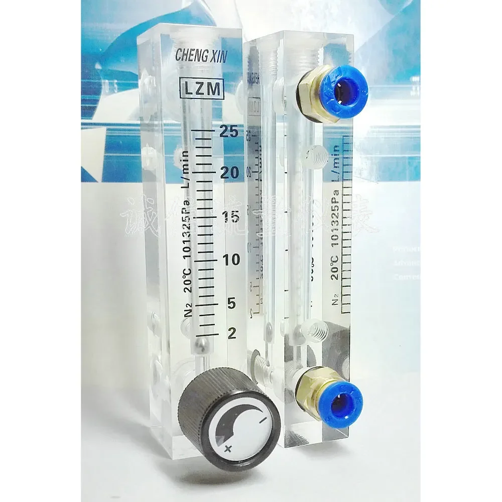 0.1-0.4 0.3-3 2-20 2-25LPM LZM-6T N2 Nitrogen Flowmeter Rotameter With Valve Push In 6mm Tube
0.1-0.4 0.3-3 2-20 2-25LPM LZM-6T N2 Nitrogen Flowmeter Rotameter With Valve Push In 6mm Tube