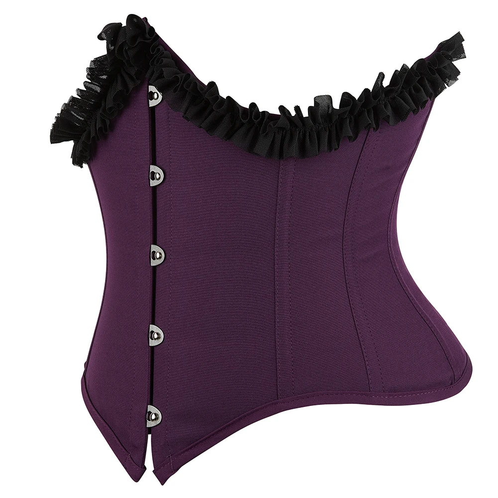 Sexy Gothic Corset Top Women Vintage Lace Trim Body Shaper Waist Trainer Fashion Bustier Burlesque Underbust Corsets Lingerie
Sexy Gothic Corset Top Women Vintage Lace Trim Body Shaper Waist Trainer Fashion Bustier Burlesque Underbust Corsets Lingerie
