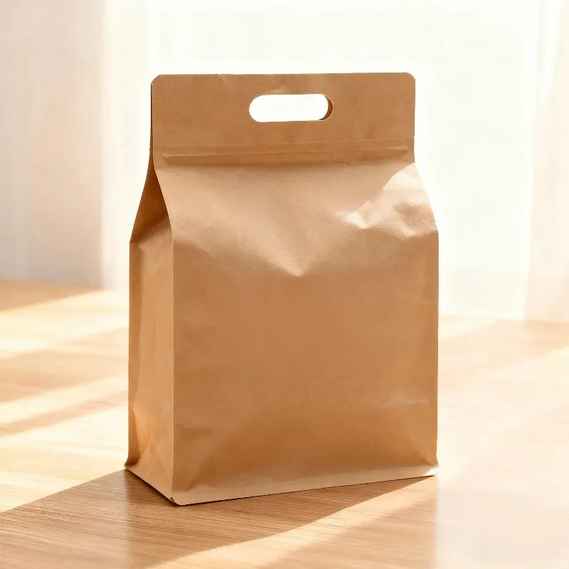 20PCS 3D Stand-Up Kraft Ziplock Bags | Eco-Friendly Reusable Foil Pouches for Coffee, Matcha, Snacks Cocoa & Spice Storage 
20PCS 3D Stand-Up Kraft Ziplock Bags | Eco-Friendly Reusable Foil Pouches for Coffee, Matcha, Snacks Cocoa & Spice Storage