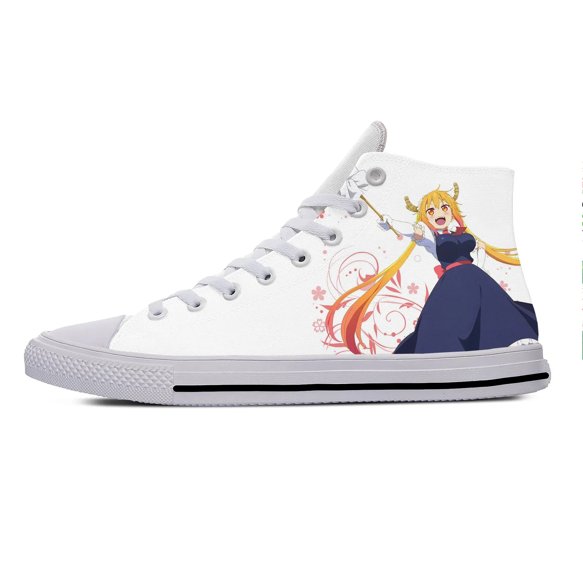 Hot Japanese Anime Miss Kobayashi Dragon Maid Tohru Casual Shoes Breathable Men Women Sneakers High Top Lightweight Board Shoes
Hot Japanese Anime Miss Kobayashi Dragon Maid Tohru Casual Shoes Breathable Men Women Sneakers High Top Lightweight Board Shoes