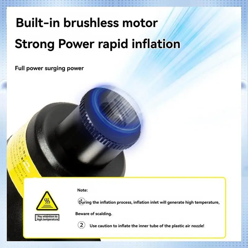 A70R-Mini Electric Air Pump 100PSI Portable Bike Pump Rechargeable Compressory Tire Inflator For Motorcycle Bicycle Inflator
A70R-Mini Electric Air Pump 100PSI Portable Bike Pump Rechargeable Compressory Tire Inflator For Motorcycle Bicycle Inflator
