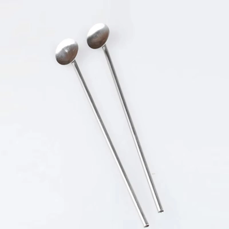 Stainless Steel Round Spoon Straw, Stirring Rod, Drinking Straws, Thick, 19cm, 10Pc
Stainless Steel Round Spoon Straw, Stirring Rod, Drinking Straws, Thick, 19cm, 10Pc