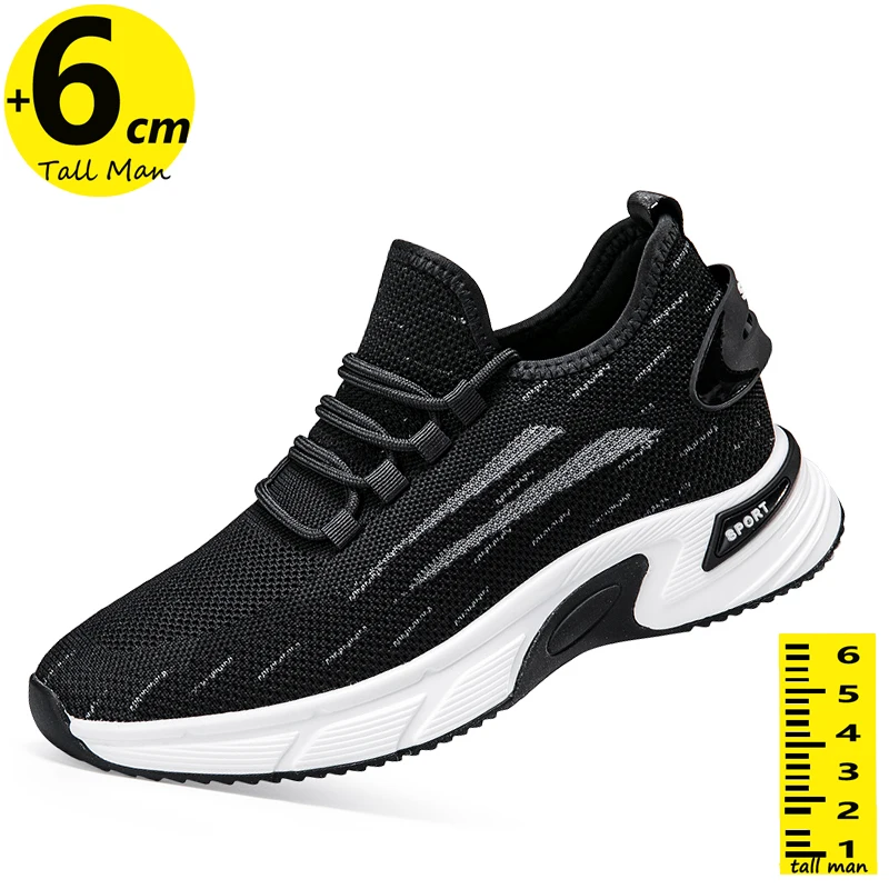 Lift Shoes Мужские кроссовки на массивной сетке для занятий спортом на открытом воздухе, увеличивающие рост 6 см
Lift Shoes Мужские кроссовки на массивной сетке для занятий спортом на открытом воздухе, увеличивающие рост 6 см