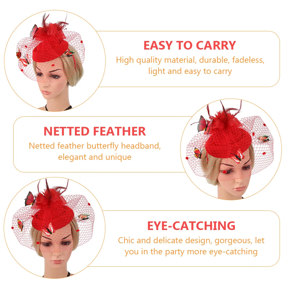 Wedding Headband Stylish Hair Accessory Tea Party Headwear Lightweight Bridal Fabric Fascinator Headbands for Women
Wedding Headband Stylish Hair Accessory Tea Party Headwear Lightweight Bridal Fabric Fascinator Headbands for Women