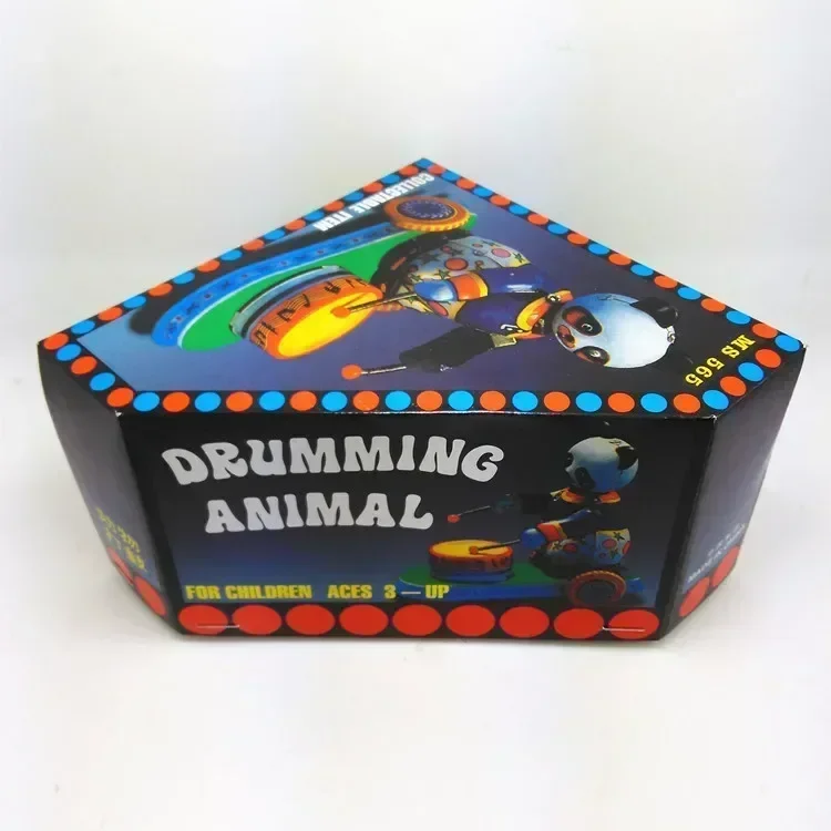 Adult Collection Retro Metal figure Tin drumming animal panda car model Mechanical Clockwork Wind up toy gift
Adult Collection Retro Metal figure Tin drumming animal panda car model Mechanical Clockwork Wind up toy gift