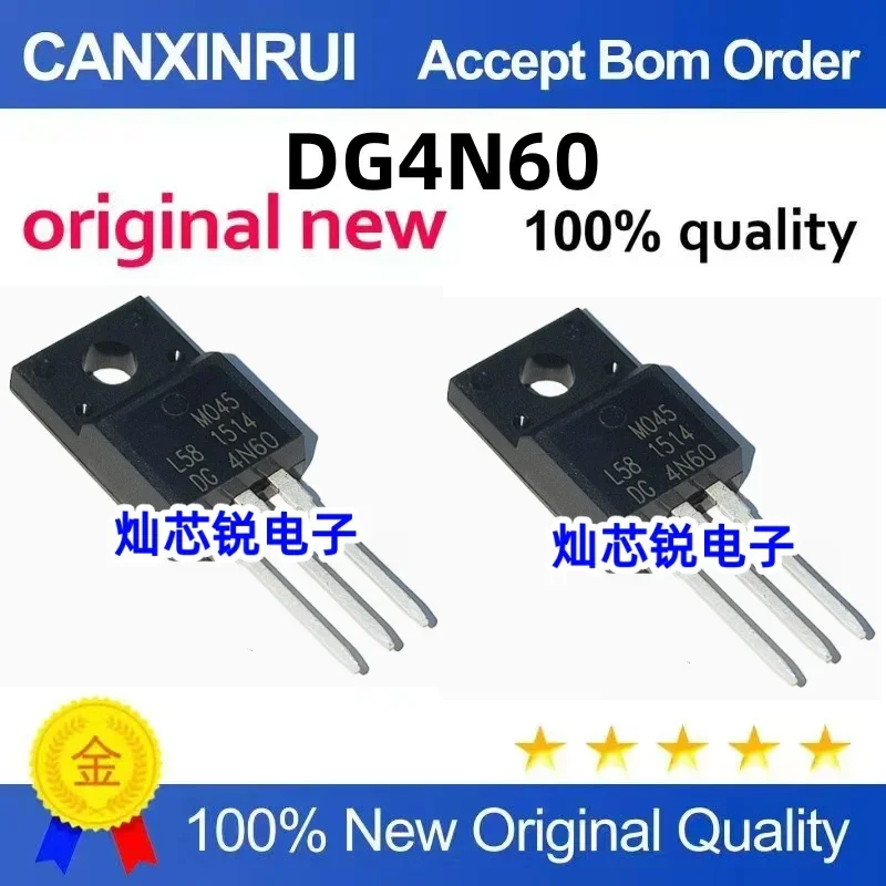 (5-100 pieces) New stock DG4N60 4N60 TO-220F transistor field effect
(5-100 pieces) New stock DG4N60 4N60 TO-220F transistor field effect