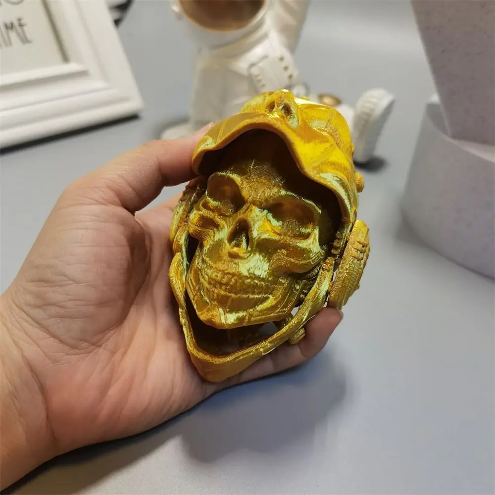 Custom Machined 3D Printing Mask Model Pla Colorful Skull Mask Model Skull Decoration Flip Knight Mask Halloween Gift
Custom Machined 3D Printing Mask Model Pla Colorful Skull Mask Model Skull Decoration Flip Knight Mask Halloween Gift