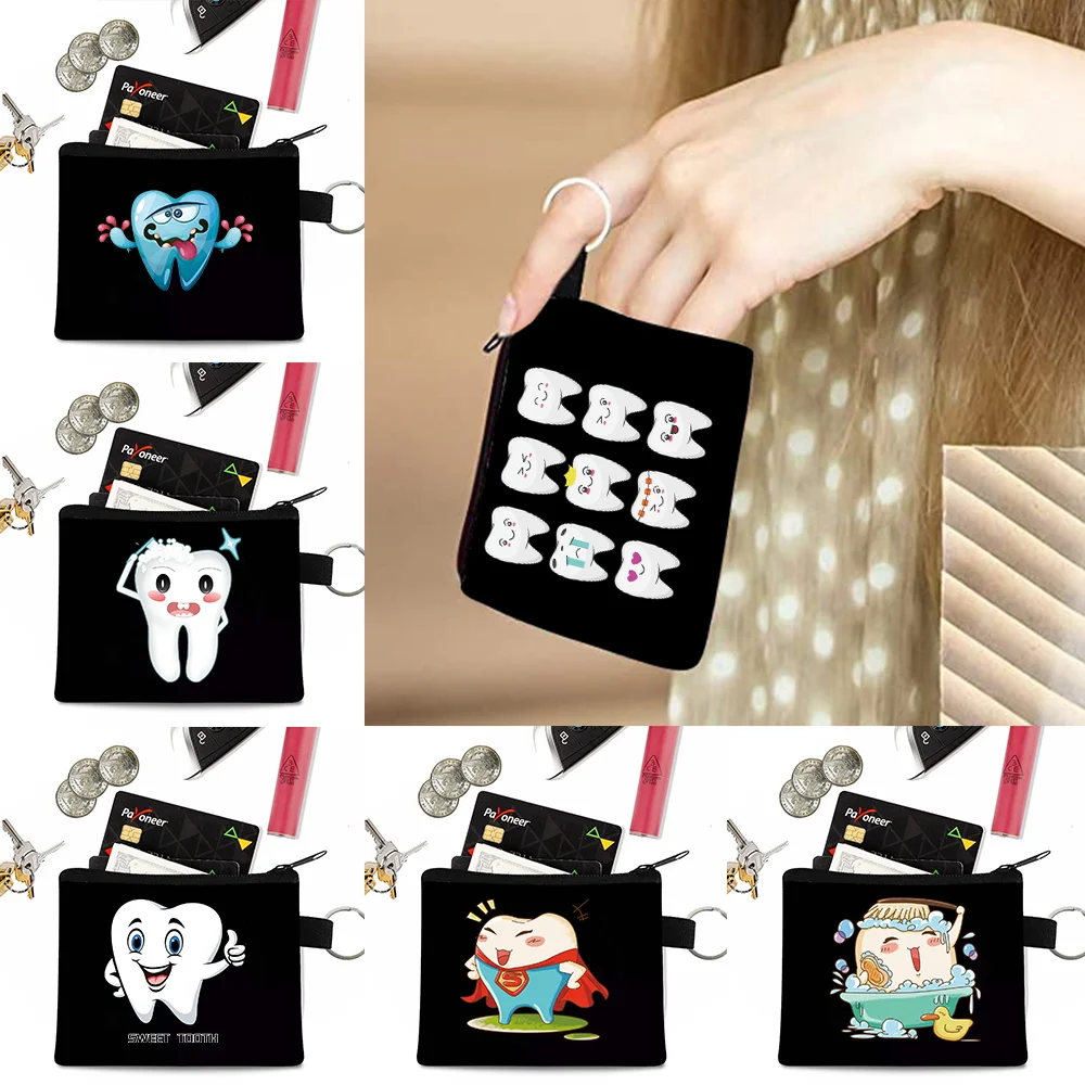 Teeth Print Coin Purses Portable Multi-Purpose Storage Bag Coin Purse Cartoon Key Pouch Girls Mini Wallet Coin Bag Women Handbag
Teeth Print Coin Purses Portable Multi-Purpose Storage Bag Coin Purse Cartoon Key Pouch Girls Mini Wallet Coin Bag Women Handbag