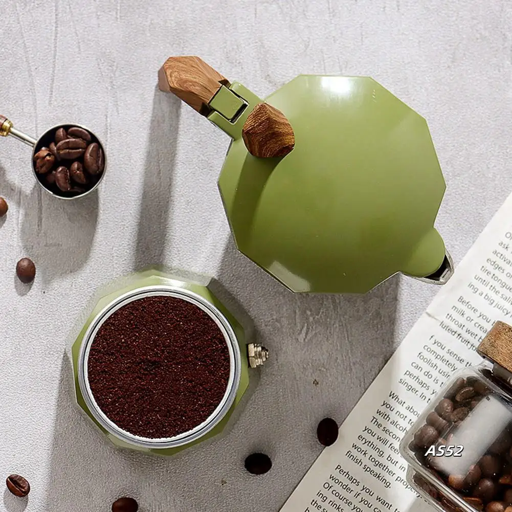 150Ml Double Valve Moka Pot Double Valve Espresso Maker Italian Coffee Professional Home Coffee Accessories
150Ml Double Valve Moka Pot Double Valve Espresso Maker Italian Coffee Professional Home Coffee Accessories