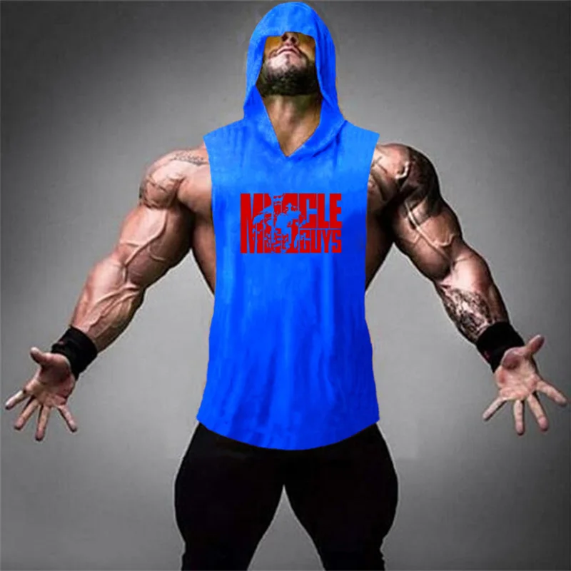 Brand Gym Fashion Hooded Loose Tank Tops Men Casual Bodybuilding Summer Breathable Cotton Sleeveless Cool Feeling Muscle T-shirt
Brand Gym Fashion Hooded Loose Tank Tops Men Casual Bodybuilding Summer Breathable Cotton Sleeveless Cool Feeling Muscle T-shirt